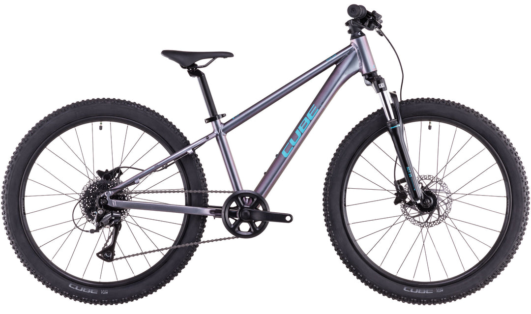 BICICLETA CUBE ACID 240 DISC GALACTIC CYAN 2025 roti 24"