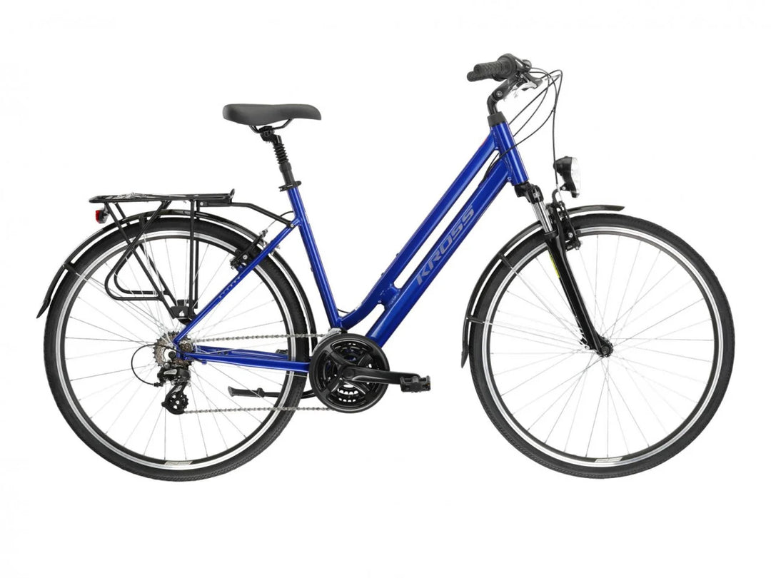 Bicicleta KROSS SENTIO 2.0 28" Blue-Grey-Blue Glossy