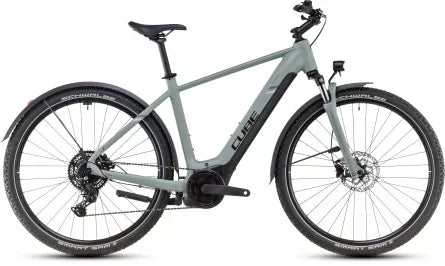 BICICLETA ELECTRICA CUBE NURIDE HYBRID PERFORMANCE 500 ALLROAD SWAMPGREY BLACK 2025