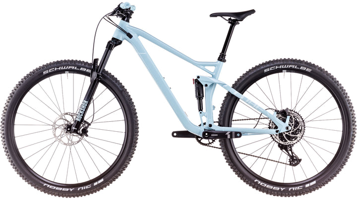 BICICLETA CUBE STEREO ONE22 PRO SKYLIGHTBLUE WHITE