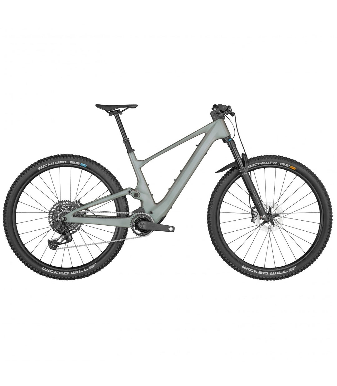 Bicicleta Electrica MTB Full Suspension SCOTT Lumen eRIDE 900 Prism Grey Green