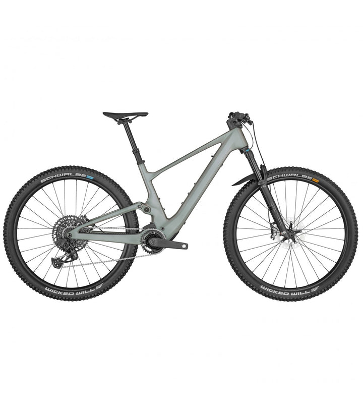 Bicicleta Electrica MTB Full Suspension SCOTT Lumen eRIDE 900 Prism Grey Green