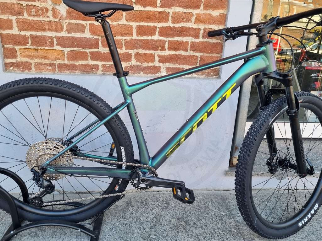 Bicicleta MTB Hardtail SCOTT Scale 965 Prism Green Purple